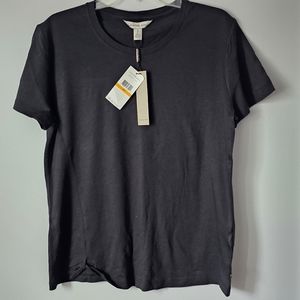 Calvin Klein Jeans Black Short Sleeve Tee with Knot